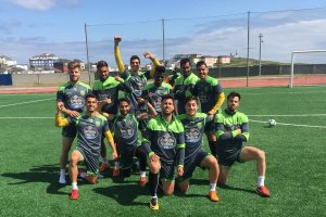 Entrenamiento divertido del Lugo.