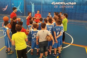 Entrenamientos con el CB Almería en Garrucha.