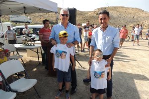 Los hijos de Cholo con Ismael Torres y Juan Ibáñez.