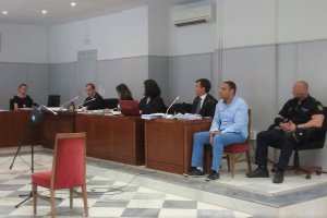 El acusado, durante una de las sesiones del juicio.