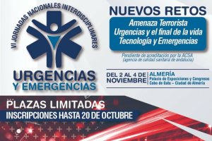 Cartel anunciador de las Jornadas que se celebrarán en Almería el próximo mes de noviembre.