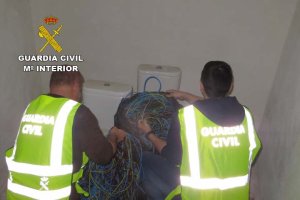 Fotografía de la operación \'Reinchata\' facililtada por la Guardia Civil.