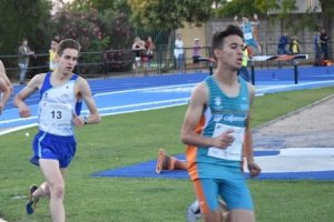 El atleta almeriense en acción.