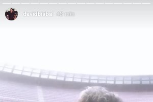 David Bisbal, este viernes en la Plaza de Toros durante un ensayo (Foto: Instagram).