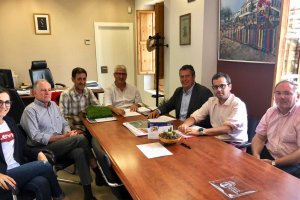 Firma del convenio en el ayuntamiento de Huércal.