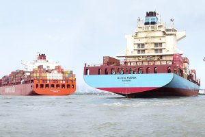 Un buque de la naviera danesa Maersk (Foto: www.maersk.com).