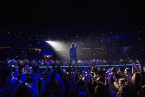 Cerca de 8.000 espectadores vieron a Bisbal el sábado en Roquetas.