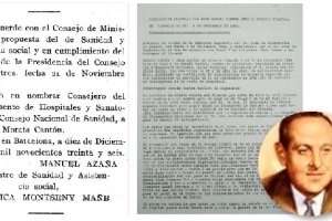 Nombramiento, acta del interrogario y retrato de Juan Morata Cantón.