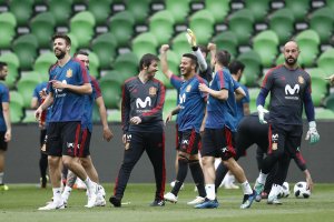 El ambiente en la Selección Española es sensacional para el partido ante Irán.