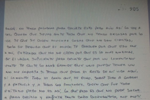 Carta remitida al juzgado