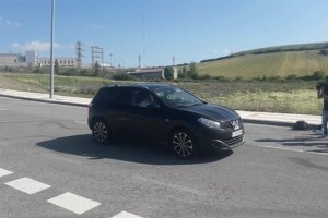 Momento de la salida de la prisión.