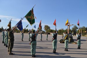 Homenaje a los caídos en la parada militar celebrada en el MOE. Foto: Ejército de tierra