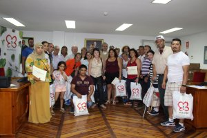 Entrega de premios de ‘Un huerto, una familia’.