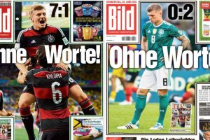 Las portadas de la prensa en Alemania.