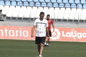Esteban Navarro entrenando en el Mediterráneo.