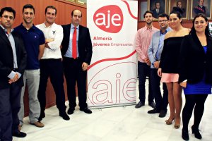 Miembros de la Asociación de Jóvenes Empresarios.