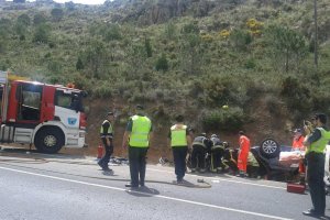 Datos sobre los accidentes en el primer semestre en Andalucía. Archivo.