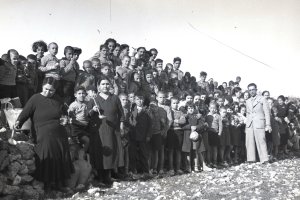 Imagen de Domingo Fernández Mateos tomada en la Sierra de María durante las colonias de 1935.