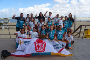 Las jugadoras almerienses hacen podio.