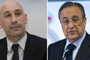Luis Rubiales y Florentino Pérez.