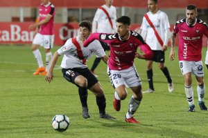 De la Hoz en el partido Sevilla Atlético-Almería.