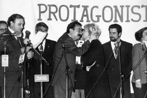 Encarna Sánchez fue protagonista del año 1986 de los premios que otorgaba LA VOZ.