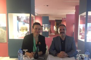 Beba Pérez y Alfredo Valdivia han presentado las actividades esta mañana.