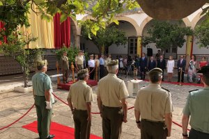 Acto solemne en el cuartel de La Misericordia