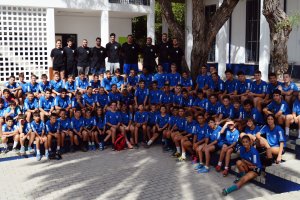 Jugadores de dos nacionalidades y una misma ilusión.