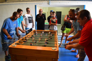 El concejal de Deportes atento a las partidas.