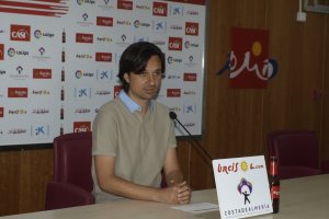 Ibán Andrés en rueda de prensa.