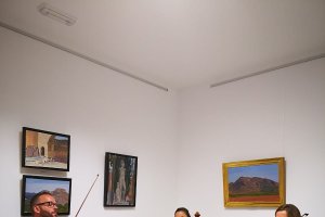 La inauguración estuvo amenizada con música clásica.