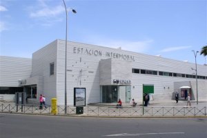 Exterior de la estación intermodal de Almería