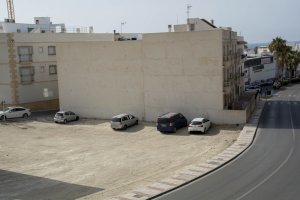 Solar situado en el Camino del Carril, junto al Foro, uno de los dos que se han habilitado.