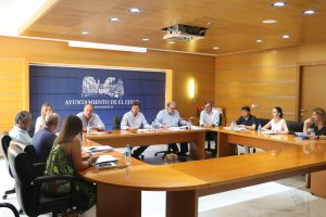 Reunión de la Junta de Gobierno Local en El Ejido.