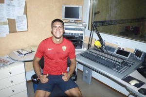 Juanfran en los estudios de la Cadena SER.