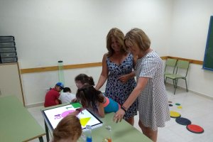 Aula Multisensorial de la ludoteca de verano.