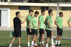 El Almería no se ejercitó al completo.