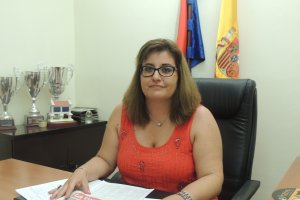 Rocío Martín, en la FAF.