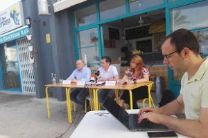 Desayuno informativo del PSOE, esta mañana.