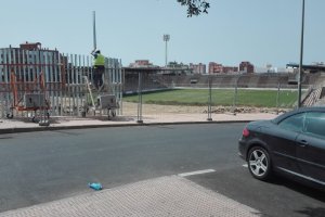 Las obras van muy bien.