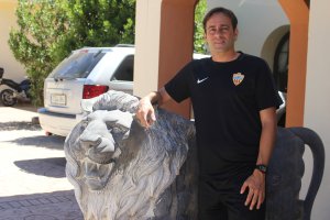 Fran Fernández en el hotel de Benahavís.