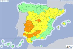 Previsión de AEMET para el primer día de agosto.