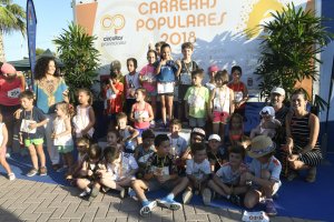 Ángeles Martínez estuvo con los deportistas.