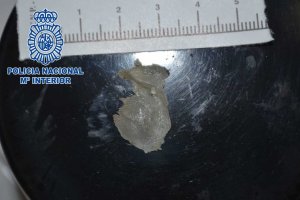 Imagen de una huella dactilar facilitada por la Policía Nacional.