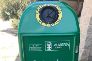 Cubrecubos instalado en la capital.