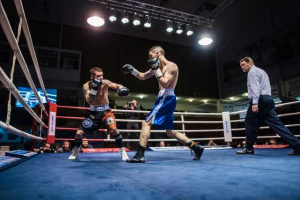 Rayito en uno de sus combates en Finlandia.