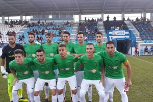 El once del Almería en Motril.