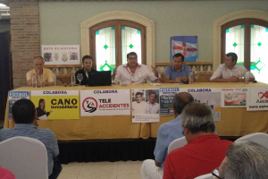 El presidente ultrista, Pepe Cortés, en la presentación del torneo.