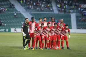 El once del Almería en Elche.